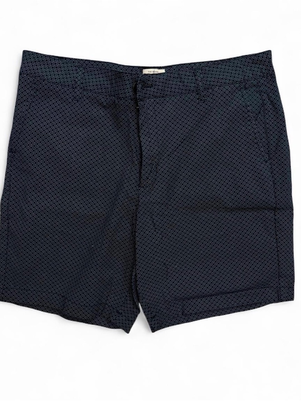 Ben Sherman The Original Regular Fit Stretch Shorts Navy Geometric Men’s 34W